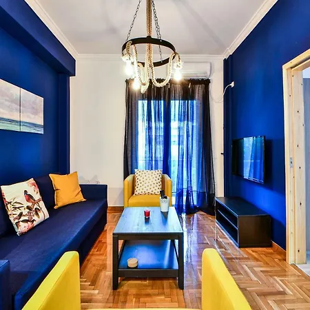 Cozy Blue Apartment By Zain Athens Exterior photo